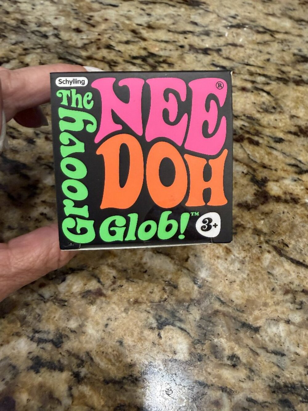 (A) Schylling Nee-Doh Stress Ball - Blue Needoh The Groovy Glob